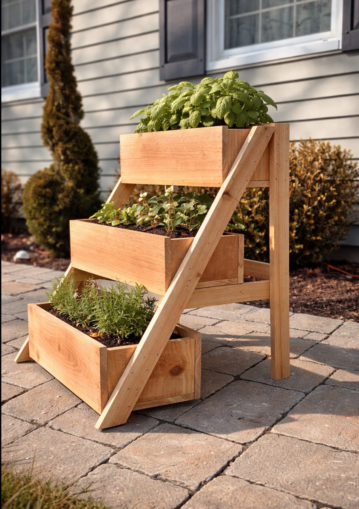 3-Tier Cedar Planter